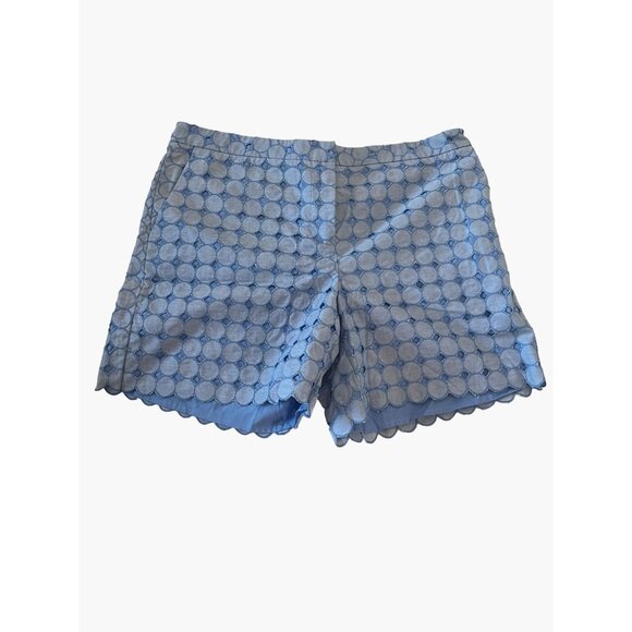 J. McLaughlin Debi Shorts Embroidered with Slash Pockets Women's Size 12 New wit - Picture 1 of 5